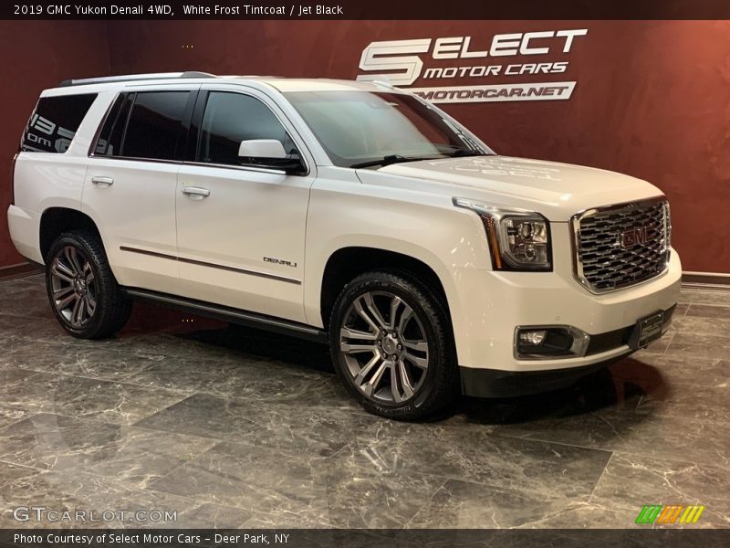 White Frost Tintcoat / Jet Black 2019 GMC Yukon Denali 4WD