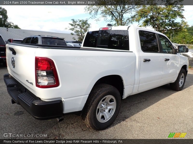 Bright White / Black 2024 Ram 1500 Tradesman Crew Cab 4x4