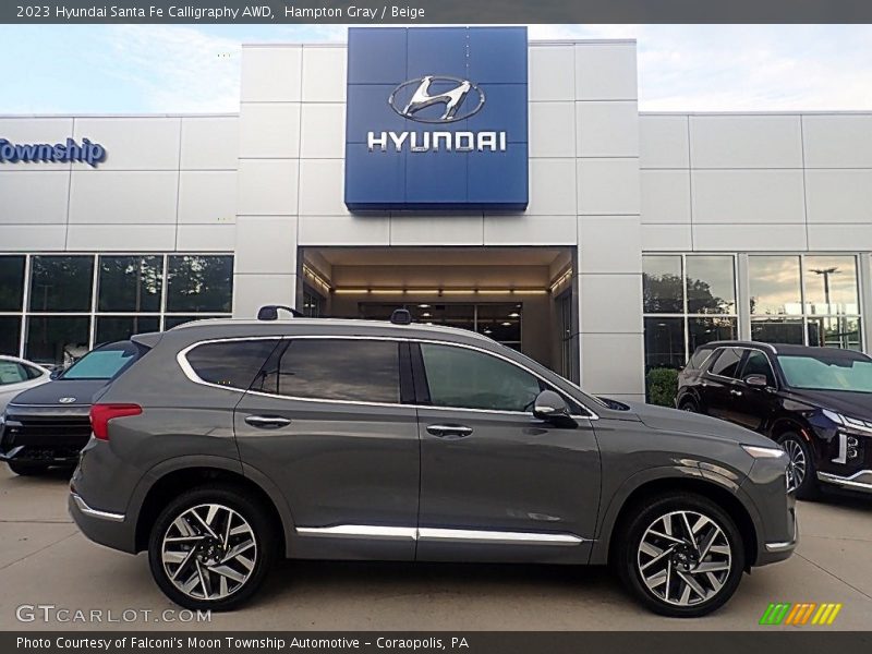 Hampton Gray / Beige 2023 Hyundai Santa Fe Calligraphy AWD
