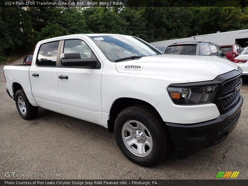 Bright White / Black 2024 Ram 1500 Tradesman Crew Cab 4x4