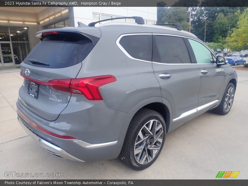 Hampton Gray / Beige 2023 Hyundai Santa Fe Calligraphy AWD