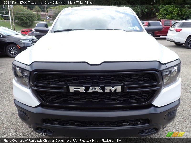 Bright White / Black 2024 Ram 1500 Tradesman Crew Cab 4x4