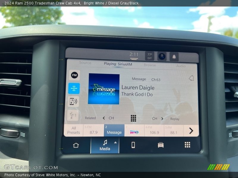 Controls of 2024 2500 Tradesman Crew Cab 4x4