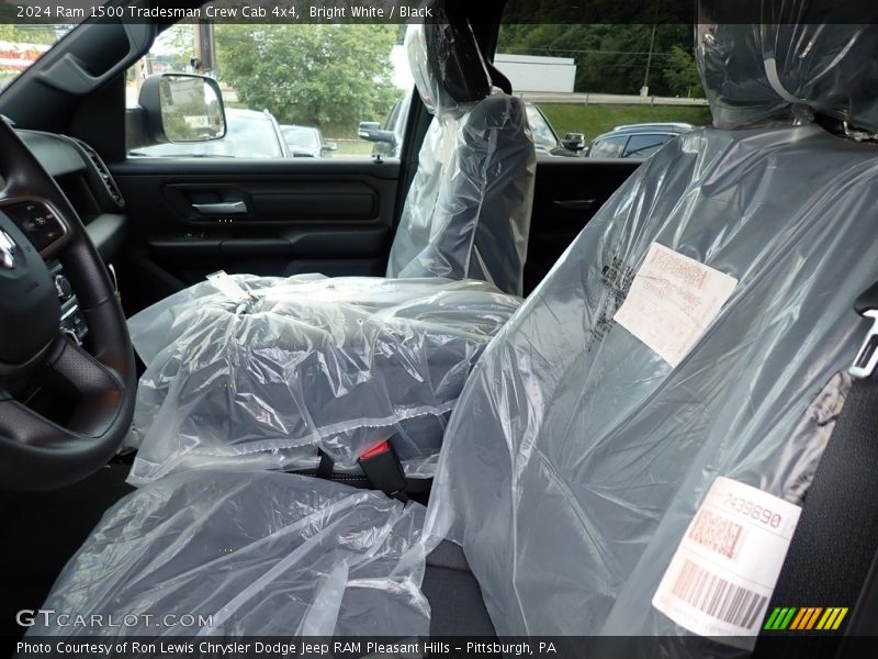 Bright White / Black 2024 Ram 1500 Tradesman Crew Cab 4x4