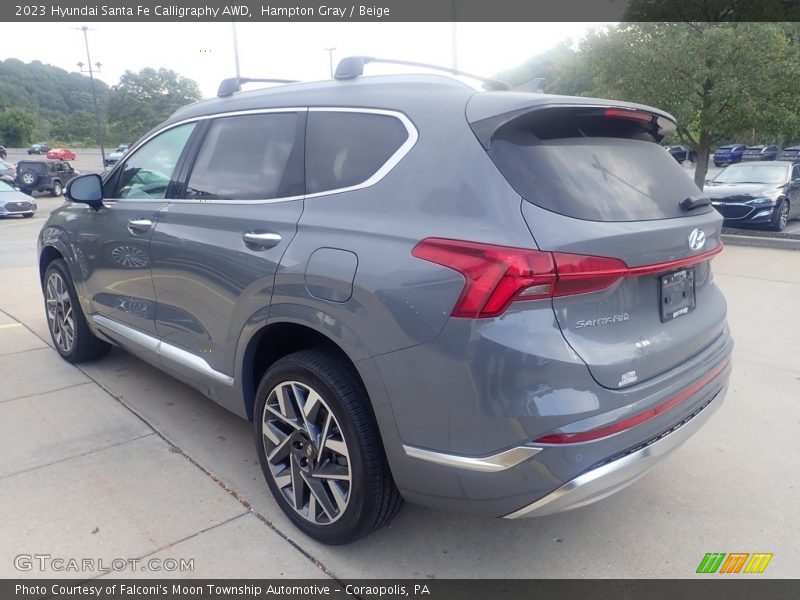 Hampton Gray / Beige 2023 Hyundai Santa Fe Calligraphy AWD