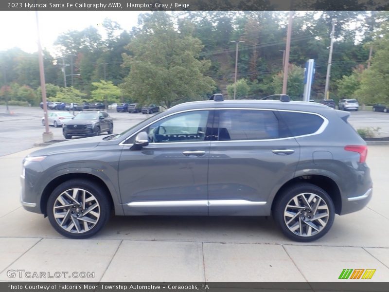 Hampton Gray / Beige 2023 Hyundai Santa Fe Calligraphy AWD