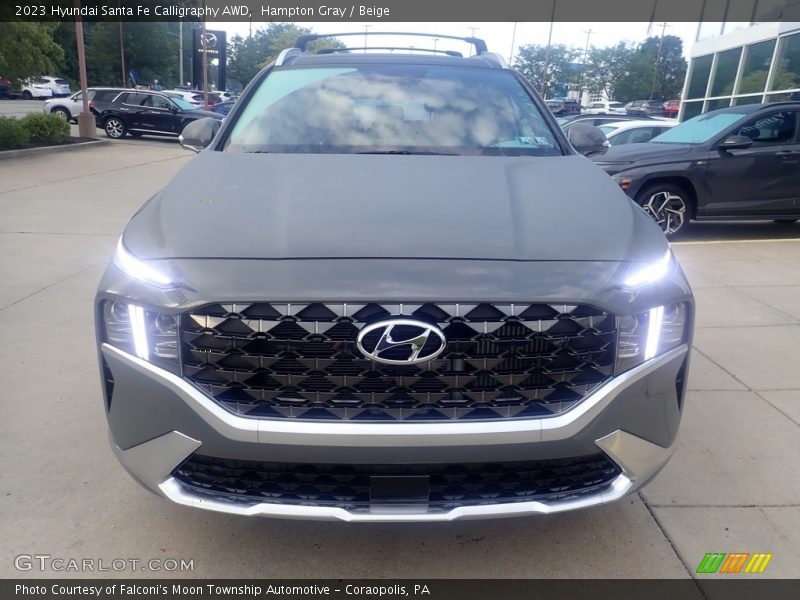 Hampton Gray / Beige 2023 Hyundai Santa Fe Calligraphy AWD
