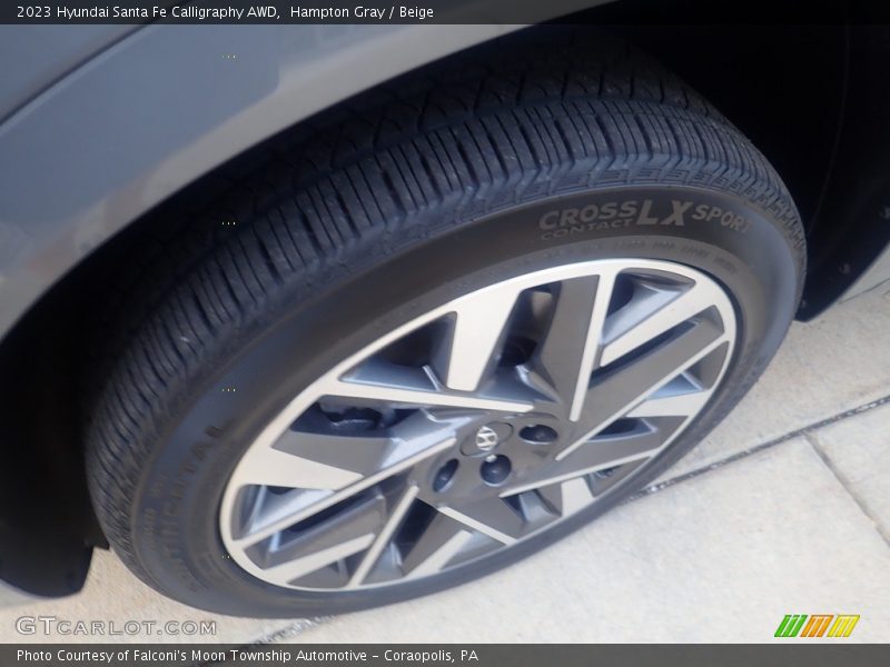 Hampton Gray / Beige 2023 Hyundai Santa Fe Calligraphy AWD
