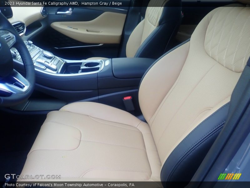 Front Seat of 2023 Santa Fe Calligraphy AWD
