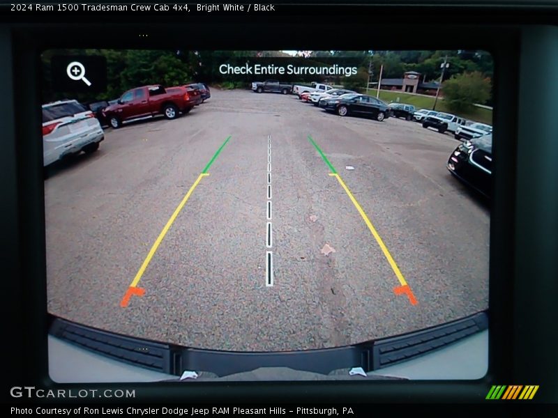 Bright White / Black 2024 Ram 1500 Tradesman Crew Cab 4x4