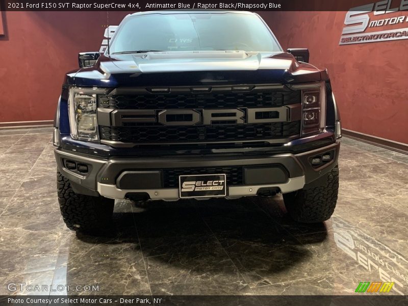 Antimatter Blue / Raptor Black/Rhapsody Blue 2021 Ford F150 SVT Raptor SuperCrew 4x4