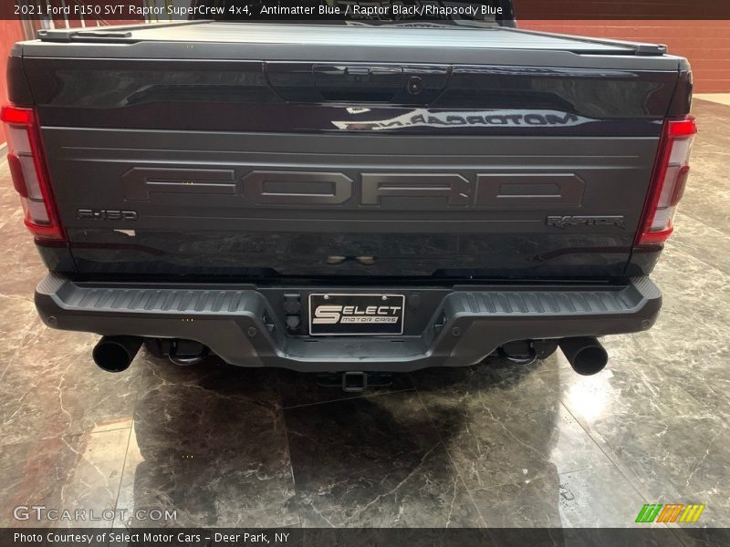 Antimatter Blue / Raptor Black/Rhapsody Blue 2021 Ford F150 SVT Raptor SuperCrew 4x4