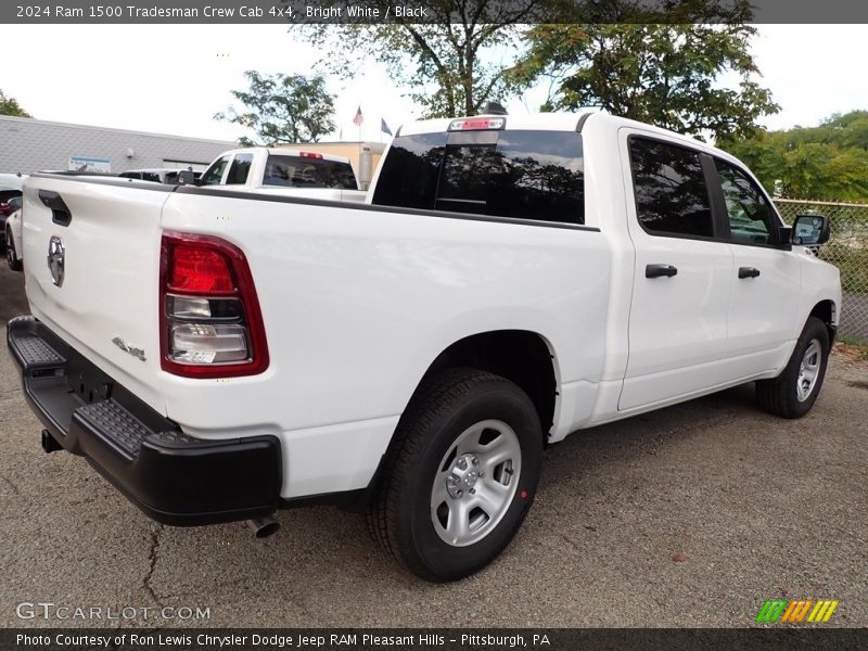 Bright White / Black 2024 Ram 1500 Tradesman Crew Cab 4x4