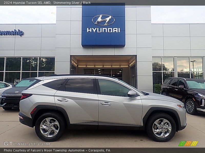 Shimmering Silver / Black 2024 Hyundai Tucson SEL AWD