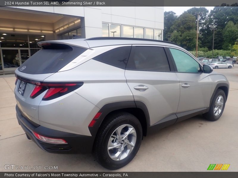 Shimmering Silver / Black 2024 Hyundai Tucson SEL AWD