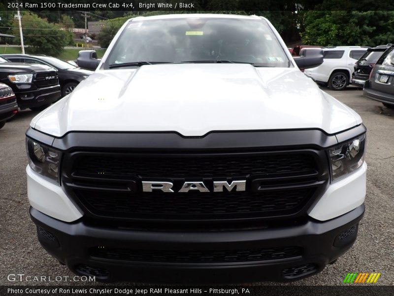 Bright White / Black 2024 Ram 1500 Tradesman Crew Cab 4x4