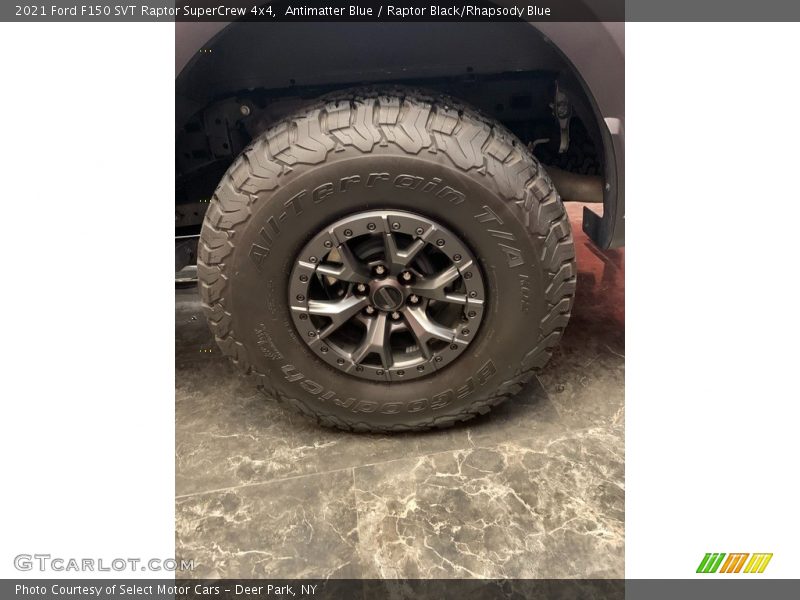 Antimatter Blue / Raptor Black/Rhapsody Blue 2021 Ford F150 SVT Raptor SuperCrew 4x4