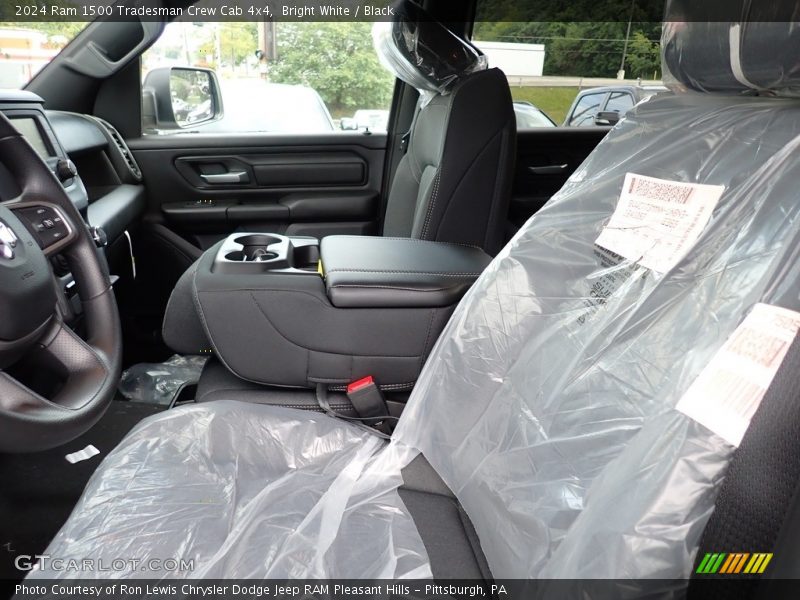 Bright White / Black 2024 Ram 1500 Tradesman Crew Cab 4x4