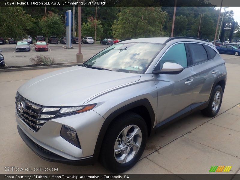 Shimmering Silver / Black 2024 Hyundai Tucson SEL AWD