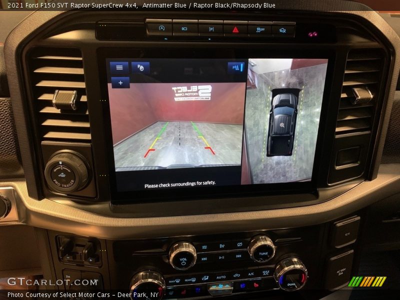 Antimatter Blue / Raptor Black/Rhapsody Blue 2021 Ford F150 SVT Raptor SuperCrew 4x4