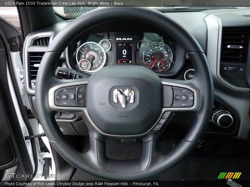  2024 1500 Tradesman Crew Cab 4x4 Steering Wheel
