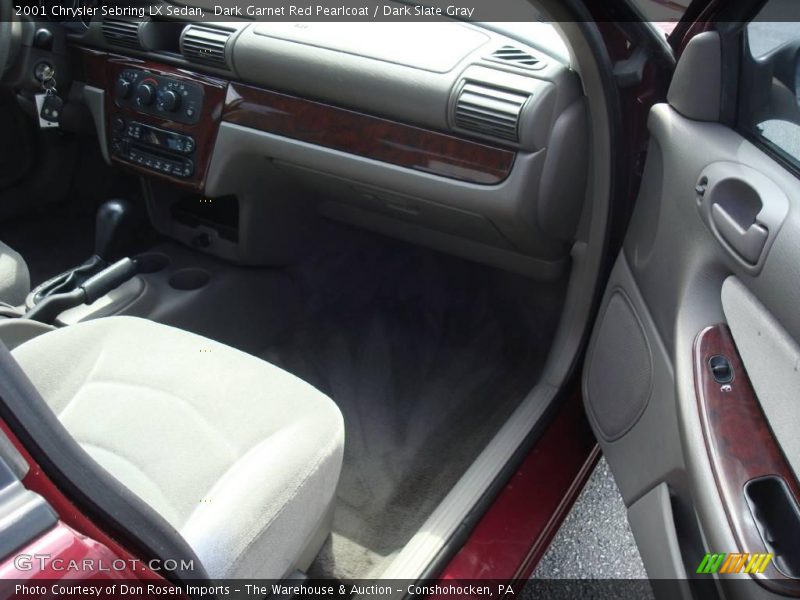 Dark Garnet Red Pearlcoat / Dark Slate Gray 2001 Chrysler Sebring LX Sedan