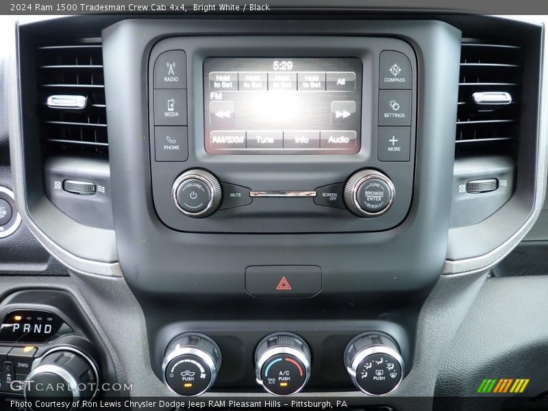 Controls of 2024 1500 Tradesman Crew Cab 4x4