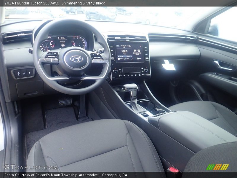 Shimmering Silver / Black 2024 Hyundai Tucson SEL AWD