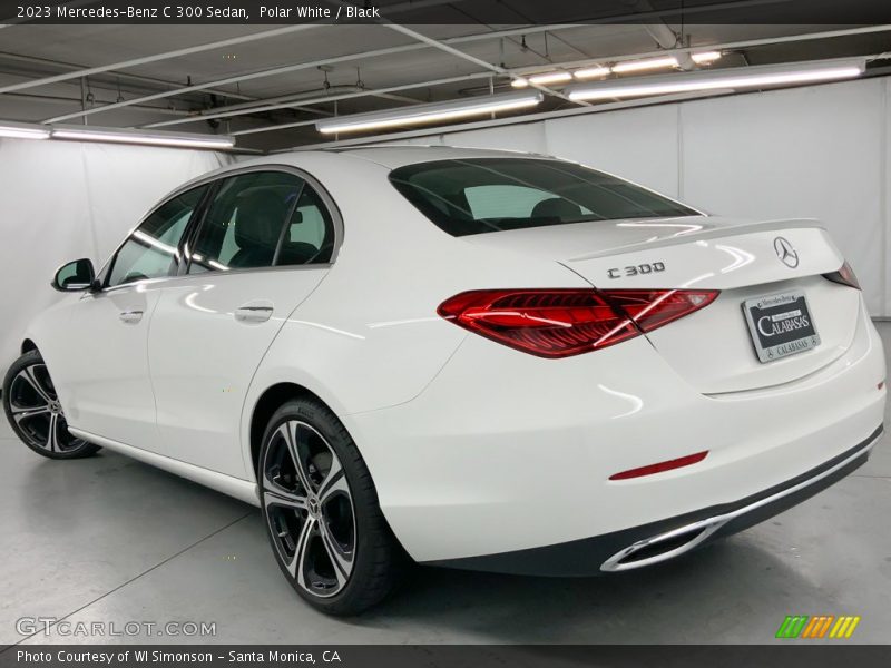 Polar White / Black 2023 Mercedes-Benz C 300 Sedan
