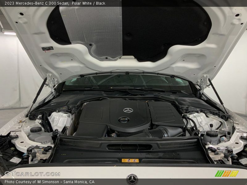 Polar White / Black 2023 Mercedes-Benz C 300 Sedan