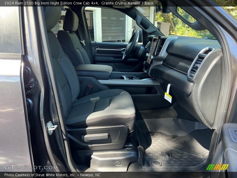 Granite Crystal Metallic / Black 2024 Ram 1500 Big Horn Night Edition Crew Cab 4x4