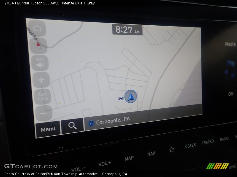 Navigation of 2024 Tucson SEL AWD