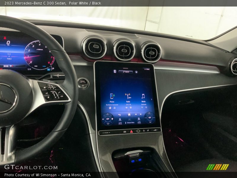 Polar White / Black 2023 Mercedes-Benz C 300 Sedan