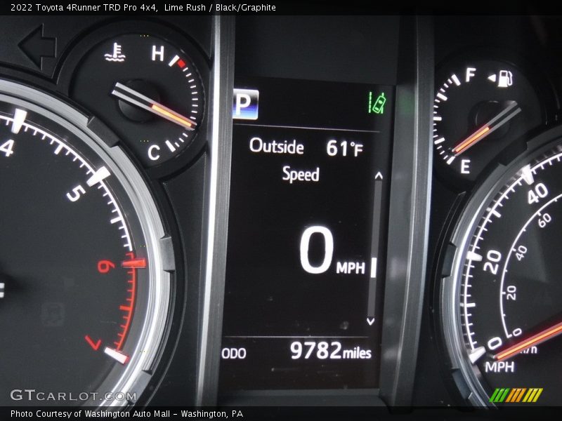 Lime Rush / Black/Graphite 2022 Toyota 4Runner TRD Pro 4x4