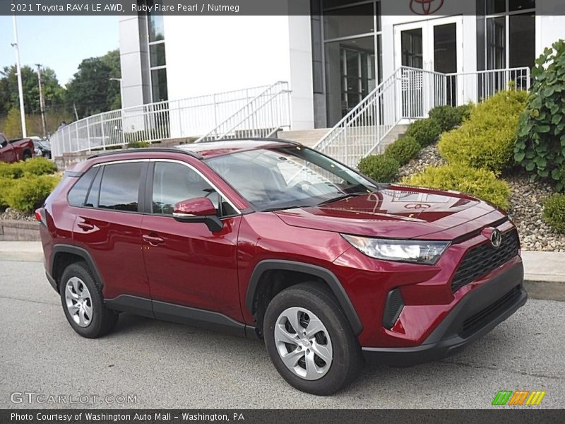 Front 3/4 View of 2021 RAV4 LE AWD