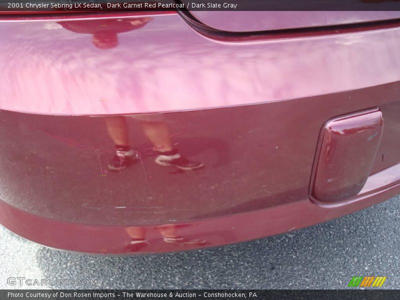 Dark Garnet Red Pearlcoat / Dark Slate Gray 2001 Chrysler Sebring LX Sedan