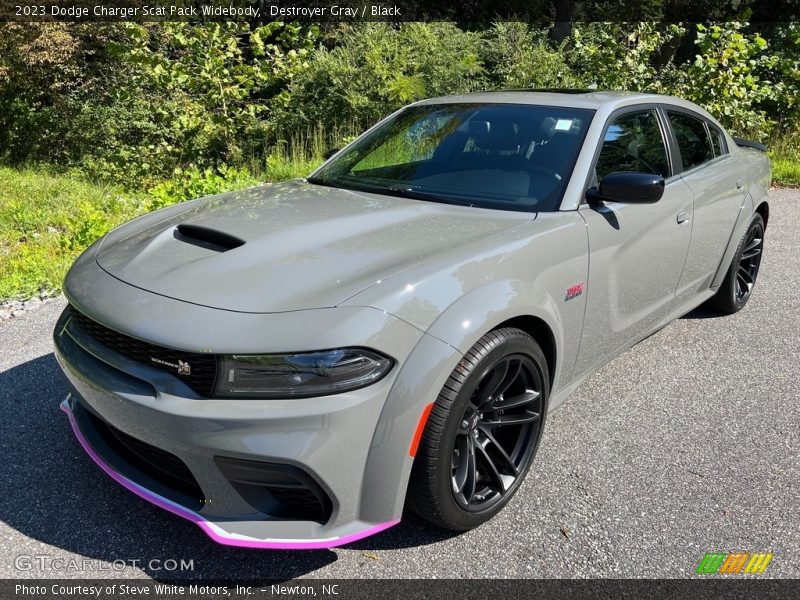 Destroyer Gray / Black 2023 Dodge Charger Scat Pack Widebody