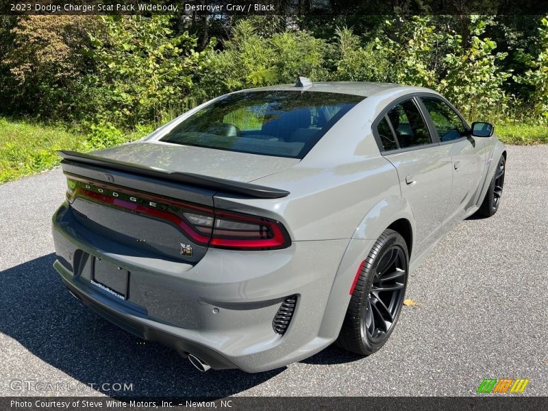 Destroyer Gray / Black 2023 Dodge Charger Scat Pack Widebody