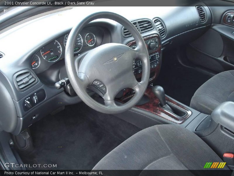 Black / Dark Slate Gray 2001 Chrysler Concorde LX