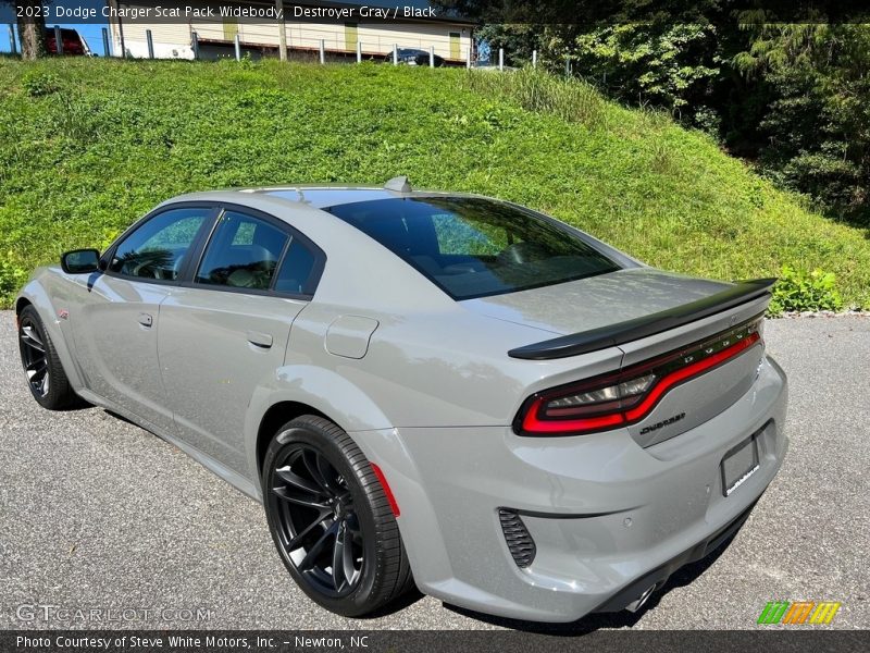Destroyer Gray / Black 2023 Dodge Charger Scat Pack Widebody