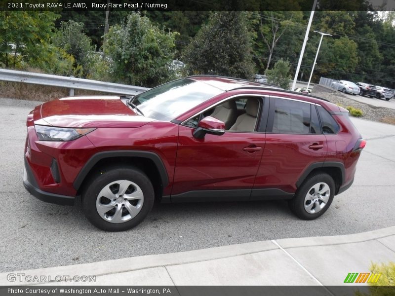  2021 RAV4 LE AWD Ruby Flare Pearl