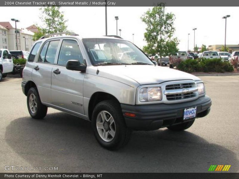Silverleaf Metallic / Medium Gray 2004 Chevrolet Tracker 4WD