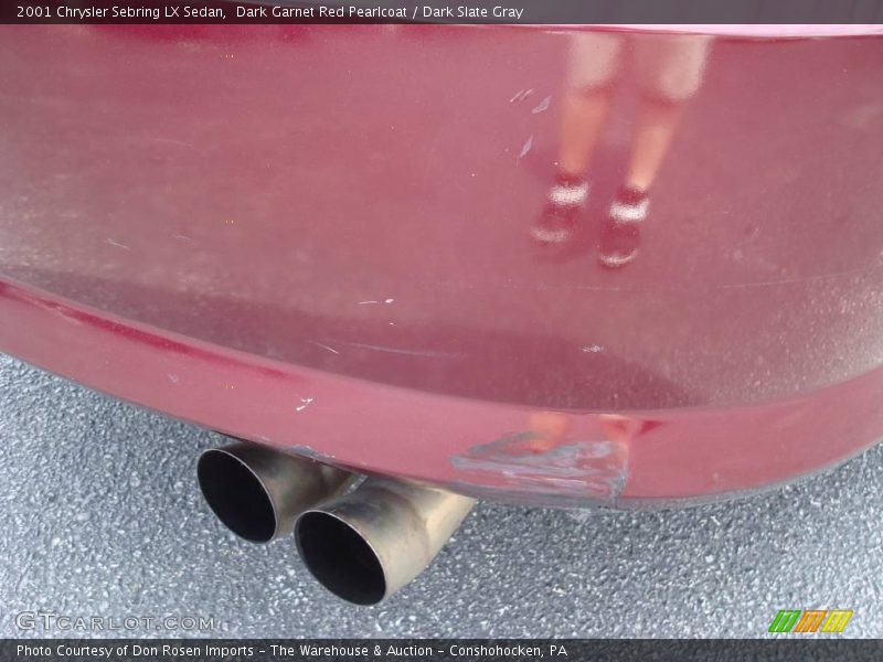 Dark Garnet Red Pearlcoat / Dark Slate Gray 2001 Chrysler Sebring LX Sedan