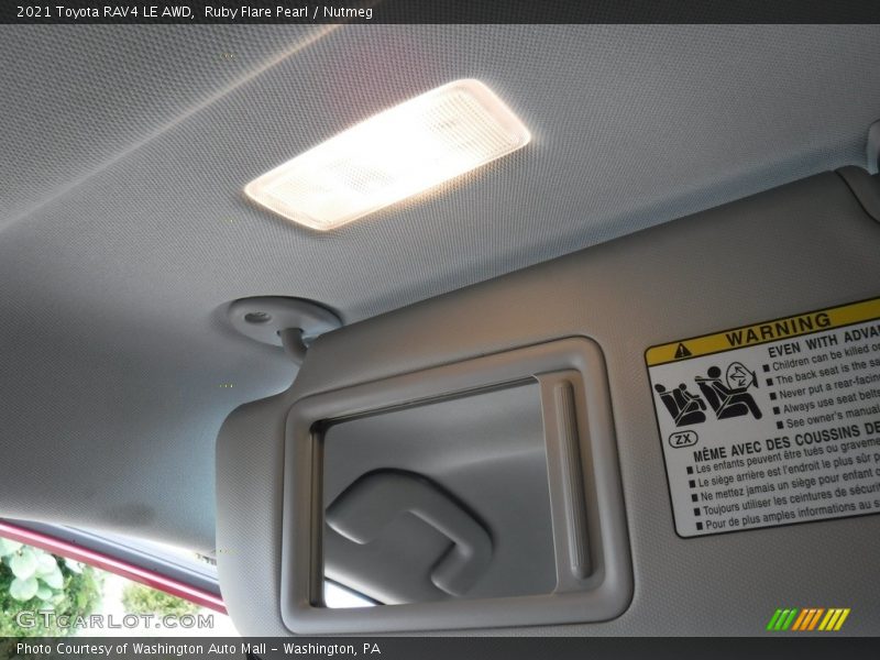 Ruby Flare Pearl / Nutmeg 2021 Toyota RAV4 LE AWD