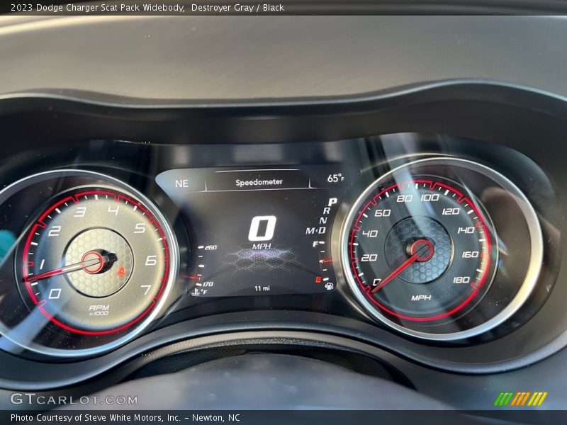 Destroyer Gray / Black 2023 Dodge Charger Scat Pack Widebody