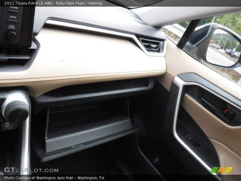 Ruby Flare Pearl / Nutmeg 2021 Toyota RAV4 LE AWD