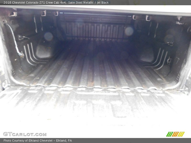 Satin Steel Metallic / Jet Black 2018 Chevrolet Colorado Z71 Crew Cab 4x4