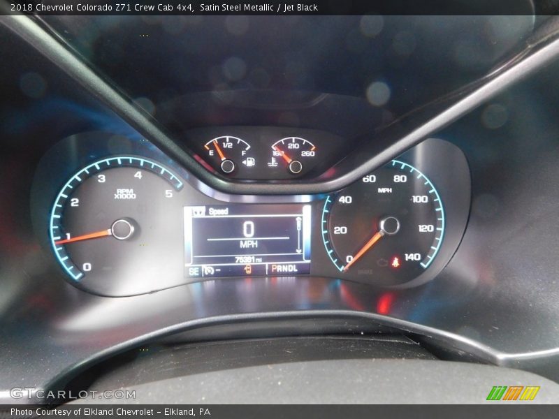  2018 Colorado Z71 Crew Cab 4x4 Z71 Crew Cab 4x4 Gauges