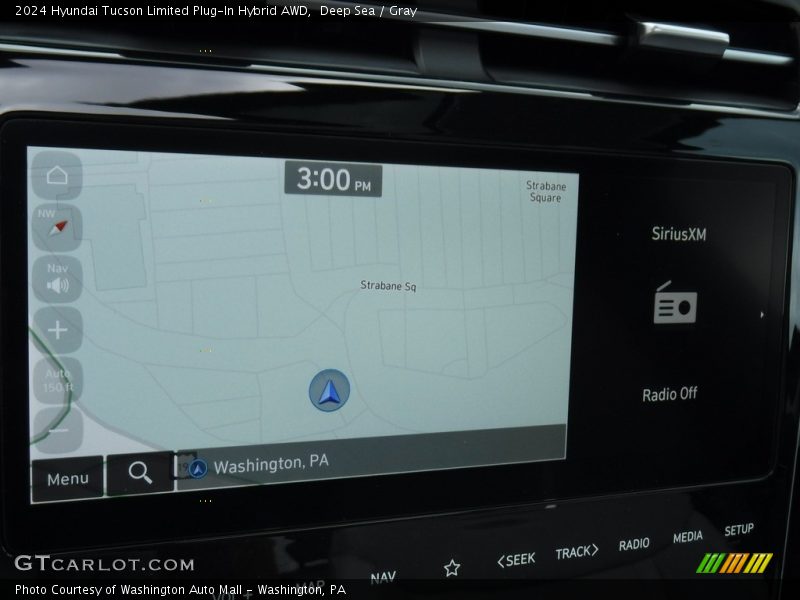 Navigation of 2024 Tucson Limited Plug-In Hybrid AWD