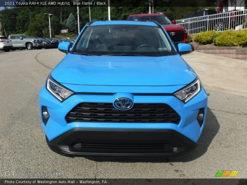 2021 RAV4 XLE AWD Hybrid Blue Flame